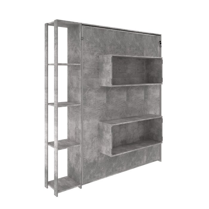 Cama Abatible 2 Plazas Con Estanteri Lateral - Image 3