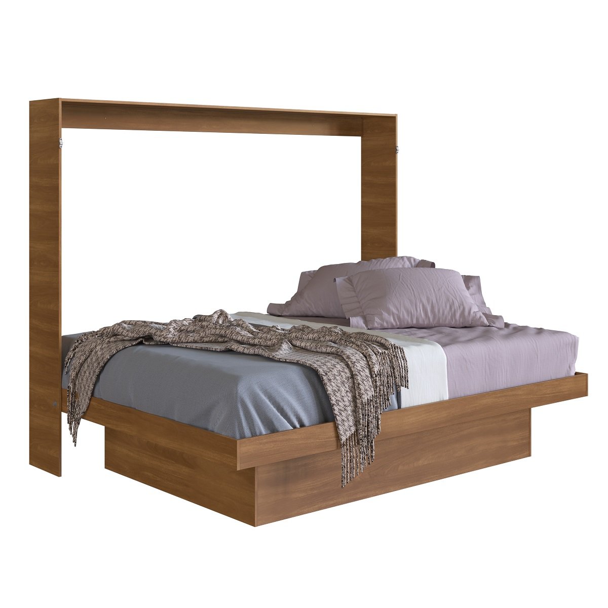 Cama Abatible 2 Plazas Horizontal Con Escritorio - Image 2