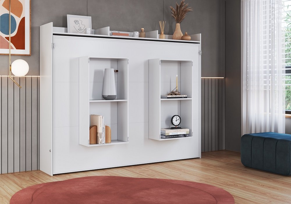 Cama Abatible 2 Plazas Horizontal Hanover - Image 3