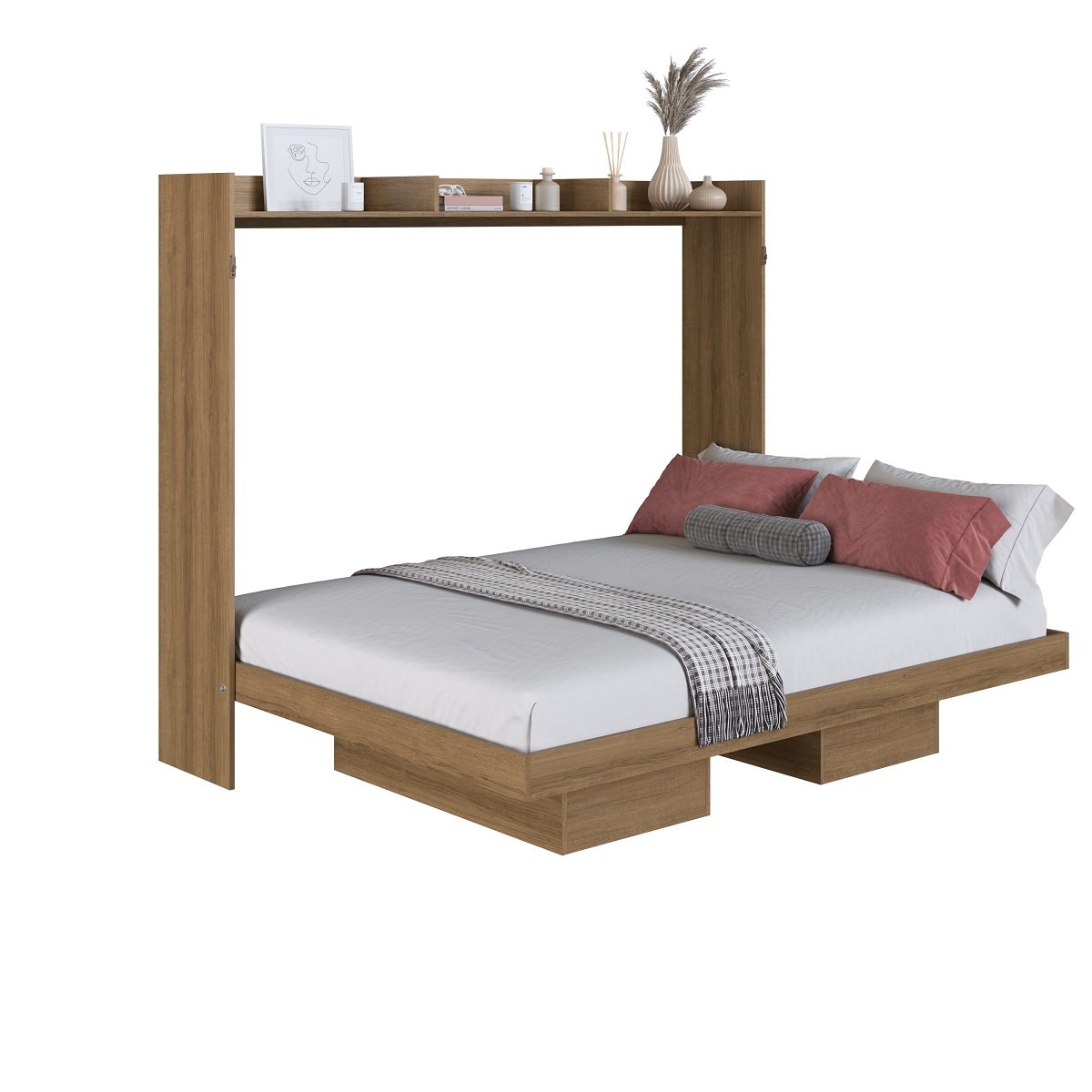 Cama Abatible 2 Plazas Horizontal Hanover