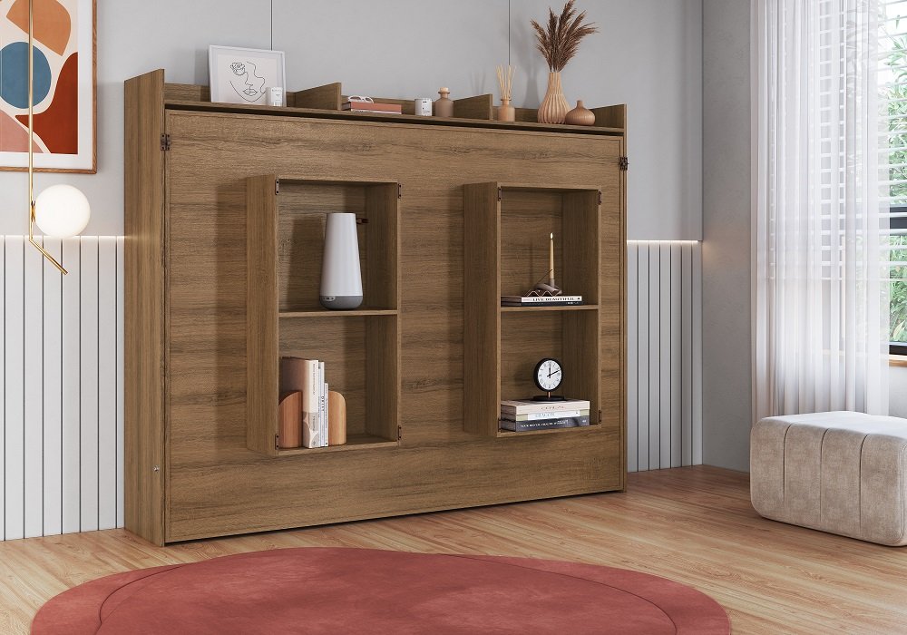 Cama Abatible 2 Plazas Horizontal Hanover - Image 2