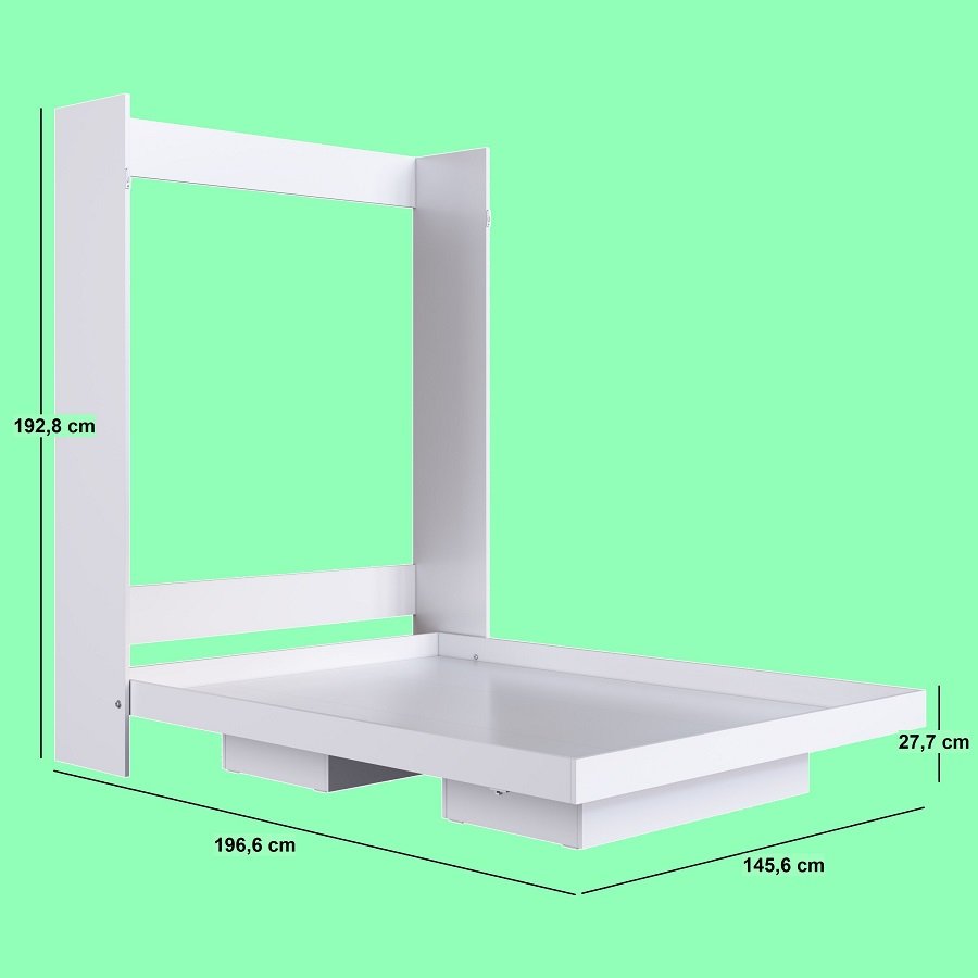 Cama Abatible 2 Plazas Vertical Vancouver - Image 5