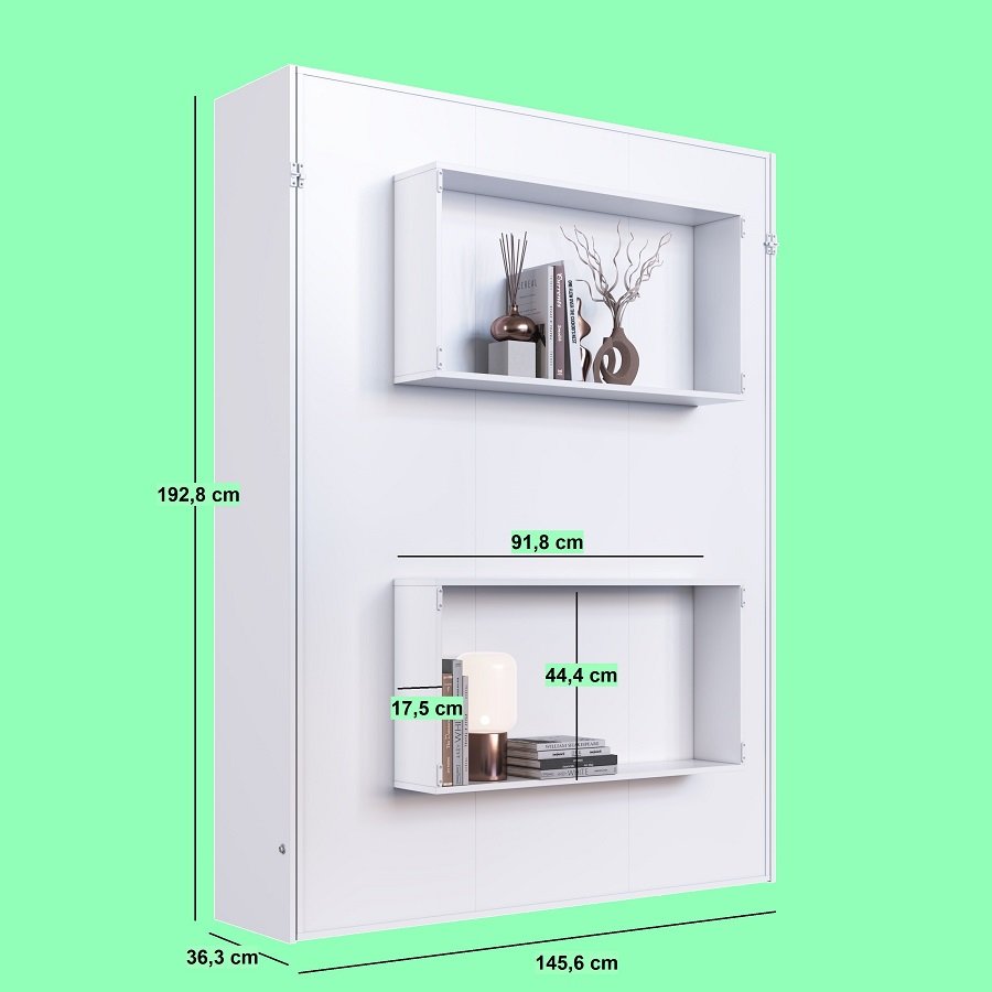 Cama Abatible 2 Plazas Vertical Vancouver - Image 6